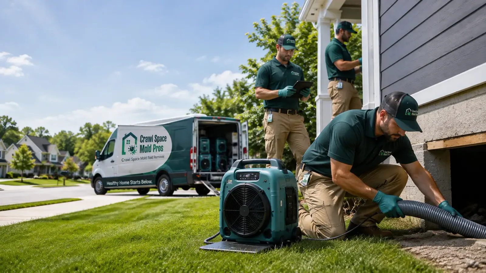 Crawl Space Mold Removal in Newtown, PA